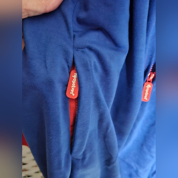 Tipsy Elves Men's Super Plummer Men's One Piece Costume Sz-M - Picture 11 of 13